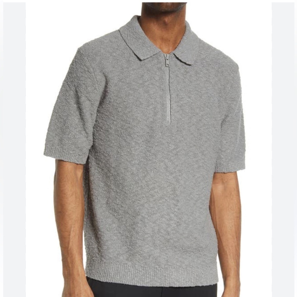 NNO7 Joshua Half Zip Polo Shirt Size XL